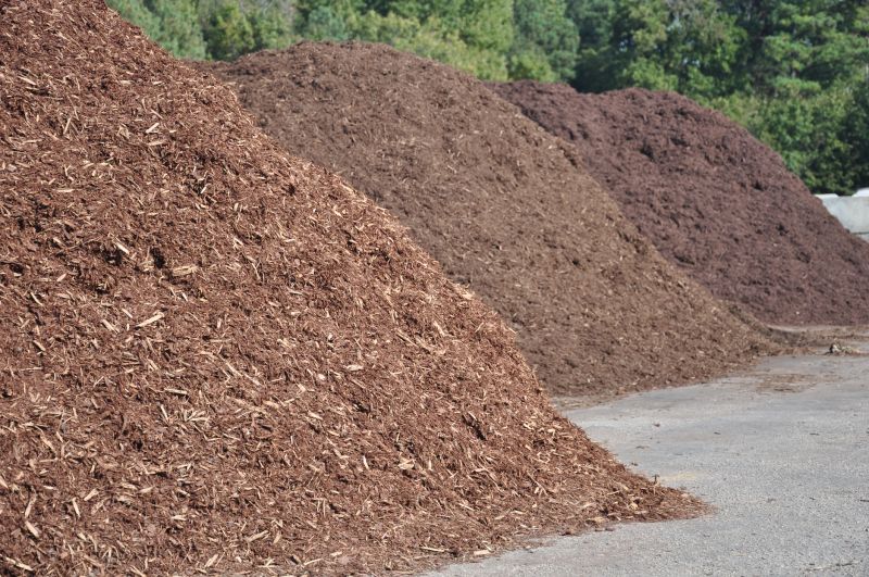 Mulch Piles Ready for Delivery